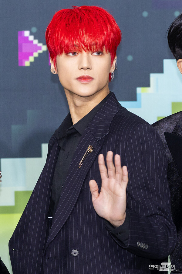 [today포토] 에이티즈(ATEEZ) 우영, ‘강렬한 헤어컬러’